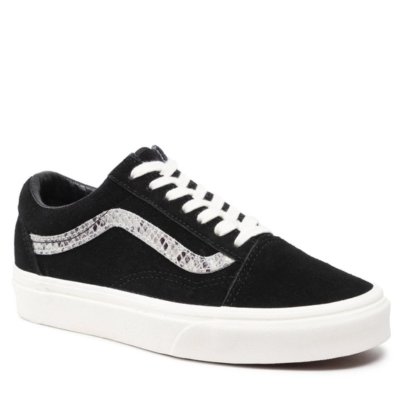 Vans Snake Print Old Skool Trainers - Picture 1 of 5